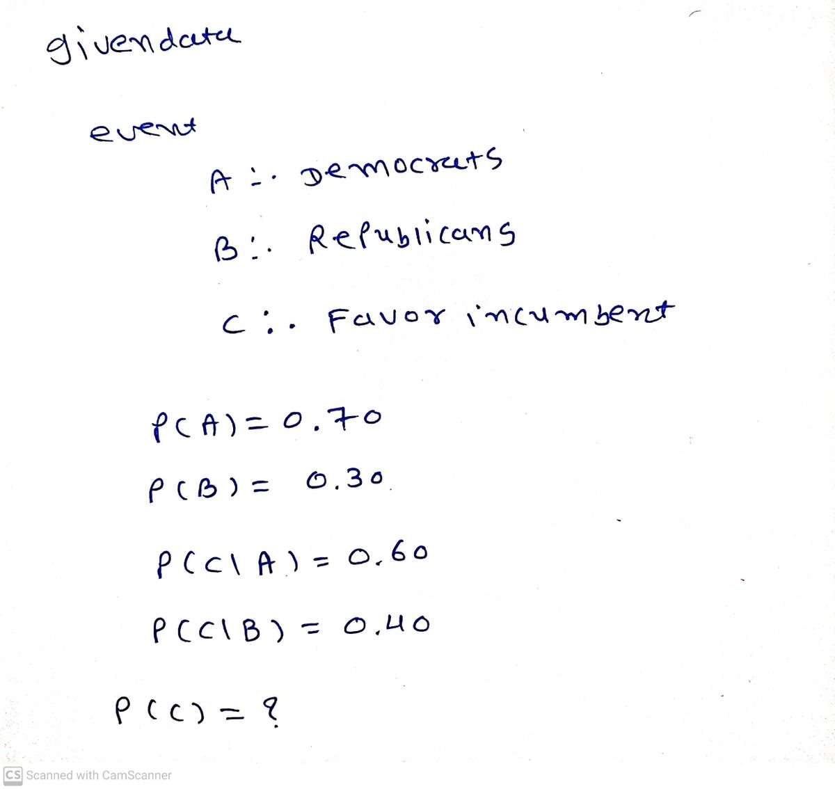 Probability homework question answer, step 1, image 1